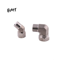 EMT faster compression  45 degree elbow durable bsp male female ss fittings hydraulic joint